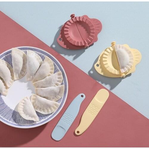 Household Dumpling Maker Gadget Bag Dumpling Gadget Dumpling Wrapper Mold Creative Crescent-Shaped Dumpling Pinching Set