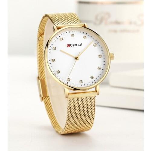 CURREN Fashion Watch Women Watches Ladies Stainless Steel Bracelet Watches Female Relogio Feminino Montre Femme