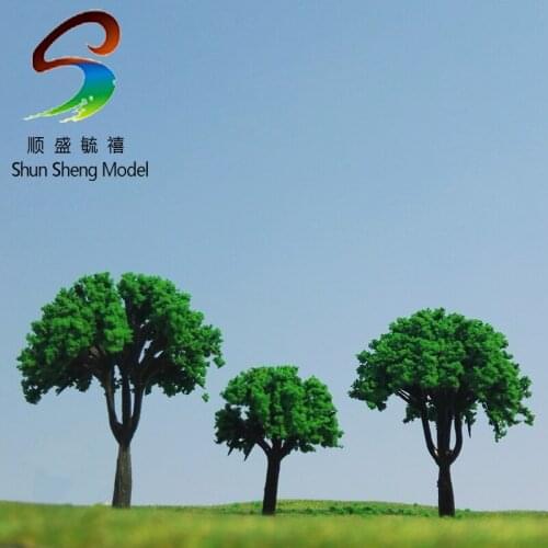 DIY hand sand table model material scenes make plastic product tree