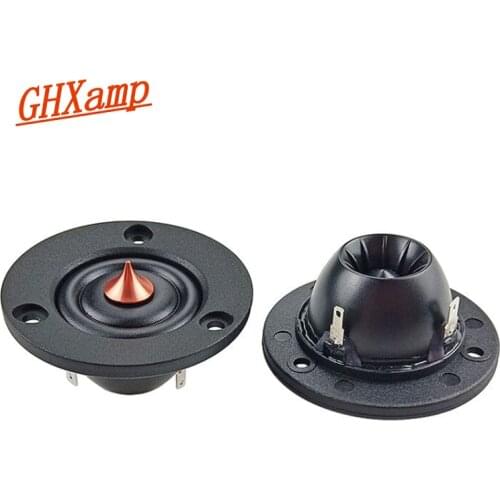 GHXAMP 2 inch Dome Tweeter Speaker Unit HIFI Silk Film 4OHM 30W Car Tweeter Loudspeaker Home Theater DIY Soundbox F0-20 KHZ 2PCS