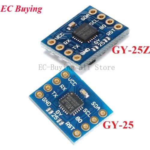 GY-25 GY-25Z Tilt Angle Module MPU6050 Gyro Acceleration Serial Port IIC I2C Output Angle Data MPU-6050 Sensor Module