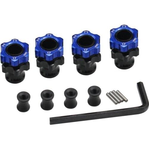 HR Light Weight Aluminum 17mm Hex Wheel Hub Adapter for Traxxas Electric Rustler Slash 2WD and Stampede 2WD
