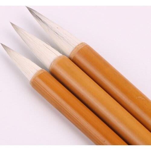 Small script writing brush big white cloud painting and calligraphy writing brush European script dyeing beginner writing brush