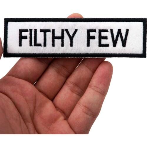 1%er AFFA name tag iron on hook backing funny punk rock embroidered biker motorcycle patches for vest hat jeans