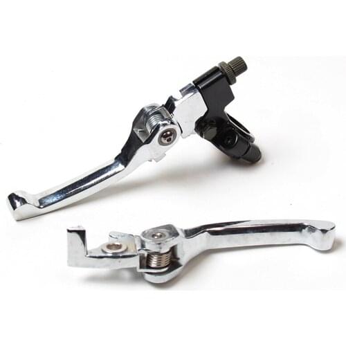 CRF KLX Pit Pro Xmotos BSE KAYO Pit Dirt Bikes parts most Aluminum Alloy Folding Clutch lever Brake Lever set free shipping