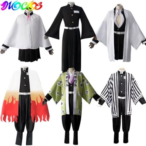 Demon Slayer Kimetsu no Yaiba Cosplay Tsuyuri Kanawo Rengoku Kyoujurou Kanroji Mitsuri Iguro Obanai Sabito Cosplay Costume Wigs