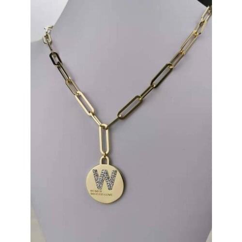 Fashion jewelry steel necklace