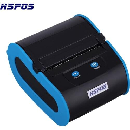 New 80mm Android Windows Mini Label Printer Portable Pocket Wireless QR Bar Code Sticker Label Bluetooth Thermal Printer
