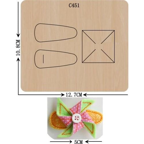 New BOW Wooden die Scrapbooking C-451 Cutting Dies Multiple sizes