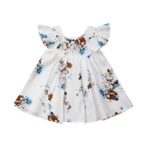 Girl Dress Hot Kids Toddler Baby Girl Flower Dresses Princess Pageant Party Dress Sundress