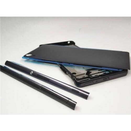 Full Housing Middle Front Frame Bezel Housing For Sony Xperia XA F3111 F3112 F3115 + Side Rail Stripe with Side Buttons