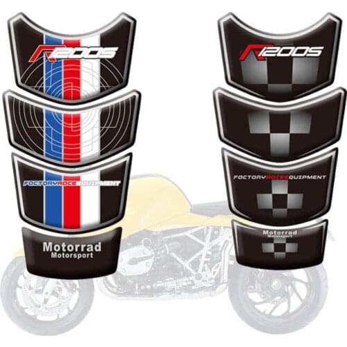 R1200S Motorcycle 3D Fuel Tank protective sticker decals for BMW R1200 S 2006-2009 07 08 New