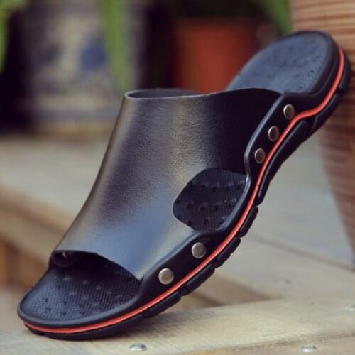 Sandals Mens 2021 Summer Slippers New soft-soled beach shoes drag out wearing non-slip casual sandals