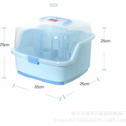 Removable Multifunctional Baby Tree Shaped Bottle Drying Rack Creative Plastic Drain Dustproof Hands-Free Storage Bottle Holder