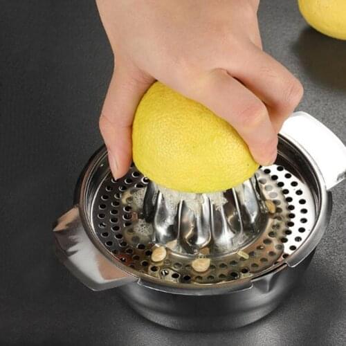 304 Stainless Steel Manual Fruit Juicer Portable Lemon Orange Citrus Juicer Hand Pressed Juice Maker Kitchen Accessories Tools