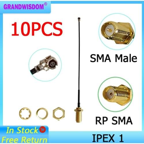 Extension ipex 50cm U.FL IPX to RP-SMA Female Connector Antenna Pigtail Cable Jumper for PCI WiFi Card RP-SMA Jack to IPX RG178