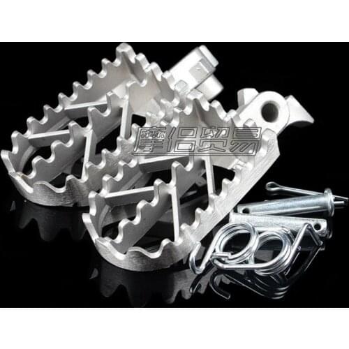 Universally Motorcycle Pedals FootRests Fit CQR Dirt Bike Motorcycle For CRF CQR BBR TTR Kawasaki Magic Yamaha BMW Suzuki