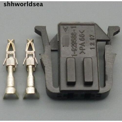 Worldgolden 5/30/100sets 3.5mm 2pin way automotive plug 191 972 702