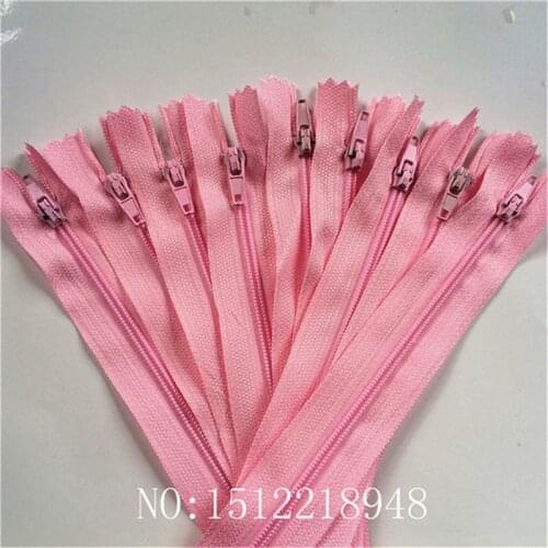10pcs Pink 3# Closed Nylon Coil Zippers Tailor Sewing Craft (12 Inch) 30 CM Crafters &FGDQRS
