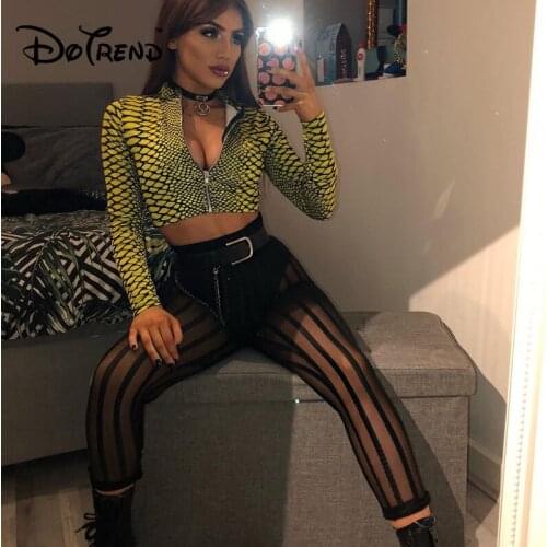 Dotrend 2019 New Sexy Women Black Stripe Beach Mesh Pants Sheer Pants Transparent See Through Holiday Cover Up Bikini Trousers