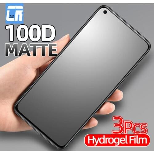 1-3Pcs Anti-fingerprint Matte Hydrogel Film for OPPO A72 A5 A9 2020 Realme X7 7 6 X50 Pro V5 5G Q XT Screen Protector Not Glass