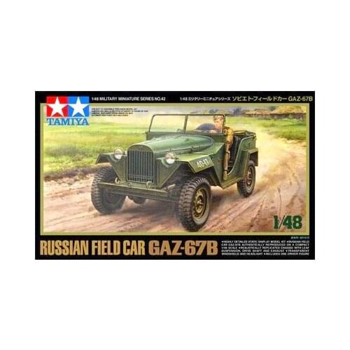 1/48 Soviet GAZ-67B Jeep Tamiya Assembly Model The Second World War Collection Plastic Building Painting Model Kits Toys