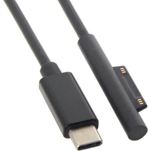 1.8M 6FT USB 3.1 Type C USB-C DC 12-15V to Surface Pro3 Pro4 Pro5 Pro6 Book PD Emulator Trigger Charge Cable 180CM