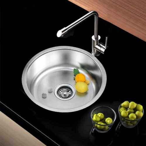 Kitchen Stainless Steel Sink Single Sink Sink Sink Simple Sink Package Home Wash Basin Pool With Drain 1set HWC
