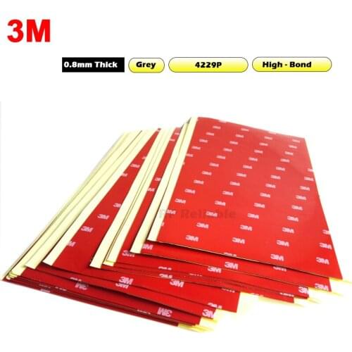 15cmx25cm) 3M Double Sided Adhesive Acrylic Foam Tape Sticker for Car Overlay Body Side Moldings