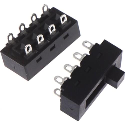 2pcs 12A 250V 3 Position 8 Pin Toggle Slide Switches LQ-103H Hair Dryer Switches