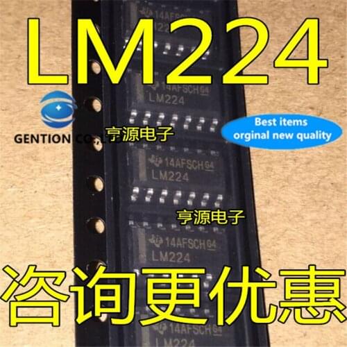 50Pcs LM224 LM224DR SOP-14 Four Operational Amplifiers in stock 100% new and original