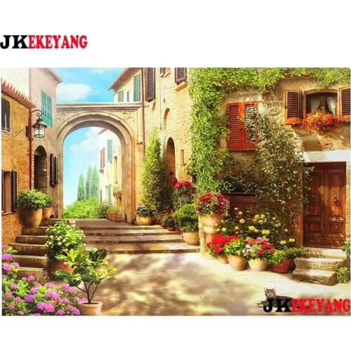 5D Diy diamond painting Nice garden Diamond Mosaic sale Rhinestone Embroidery cross stitch Y4059