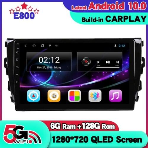 6GB Ram 128GB Rom Car Radio For Zotye T600 2014 2015 2016 2017 2018 GPS NAVIGATION Android 10 Multimedia Player Autoradio Stereo