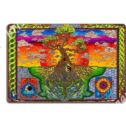 Tree Of Life Metal Signs Club Club Bar Funny Wall Decor Tin sign Posters