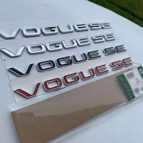 For Range Rover VOGUESE VOGUE SE Rear Trunk Tailgate Boot Emblem Logo Decals Badge Letters Nameplate Sticker