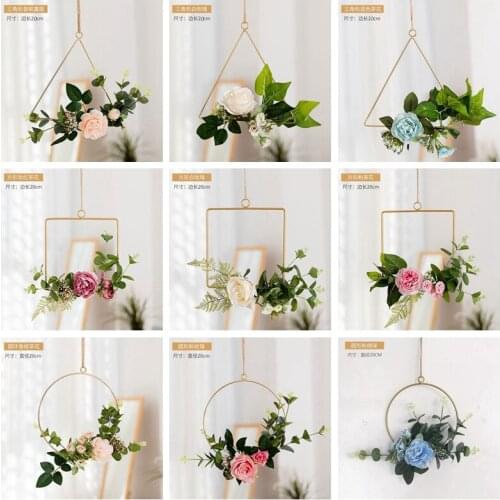 Creative Plant Tapestry Artificial Flower Wall Hanging Bohemian Home Decor Tenture Murale Wedding Tissus Birthday Decorations