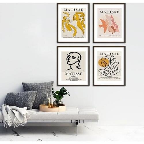 Modular Henri Matisse Pictures Home Decoration Wall Art Flying Birds Modern Canvas Prints Painting For Bedroom Poster No Frame