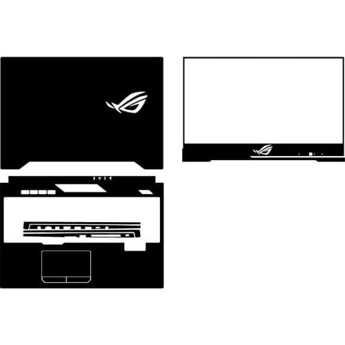 Carbon fiber Laptop Sticker Decal Skin Cover Protector for Asus ROG Strix Hero II GL504GV GL504GW GL504 GL504GM GL504GS 15.6"