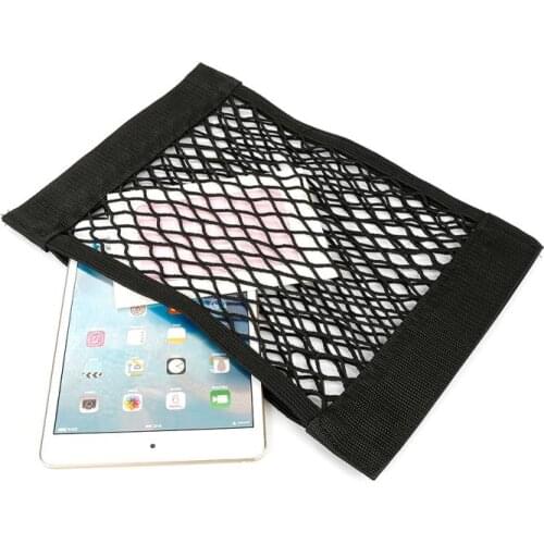 Newest Car Trunk Box Storage Bag Mesh Net Bag 50cm*25CM Car Styling Luggage Holder Pocket Sticker Trunk Organizer Car Styling