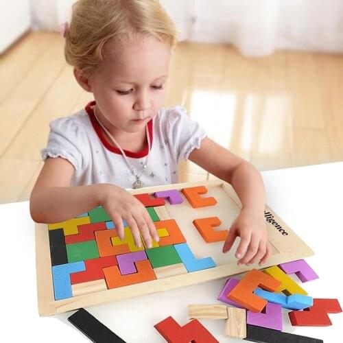 New Wooden Toys Tangram Brain Teaser Puzzle Toys Tetris Game Preschool Magination Intellectual Educational Toys Kid Gift-15