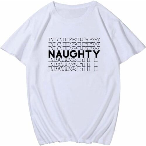 Couple O-neck Tshirt Women /man White T-shirt Tee Ladies Letter Printed Streetwear Korean Fashion Ulzzang Clothes Harajuku