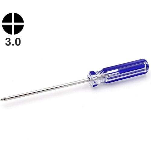 Colour Bar 130mm 3.0 Phillips Tournevis Schraubenzieher Ph0 Screwdriver for Toy DiY Repair Tool 1400pcs/lot