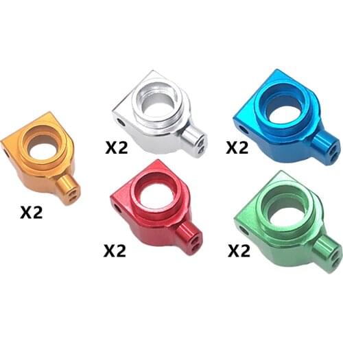 2 Pieces Aluminum Alloy RC Rear Wheel Seat for WLtoys 104001 RC Off-road Car Upgrade Accessories