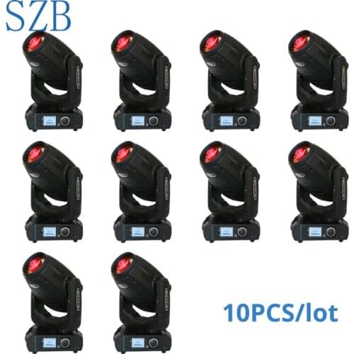 10 PCS 280W Sharpy Beam Spot Wash Lyre 3in1 Moving Head Light Beam 280 Beam 10R Disco Nightclub Stage Light SZB-MH280