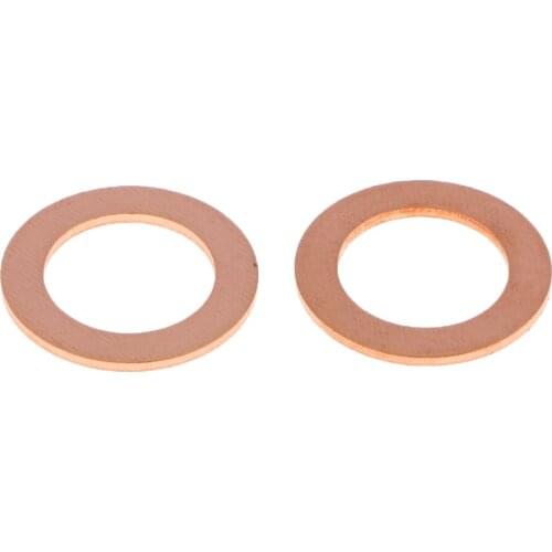 10Pcs Engine Oil Drain Plug Crush Gasket Washers Seals For Ford