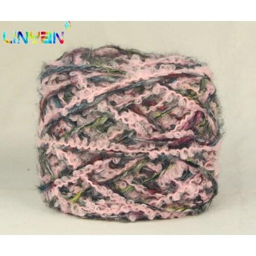 200g 5mm Mohair wool loop thread yarn In the thick soft fingering Baby jacket yarn Skin paste velvet cashmere knitting yarn t4