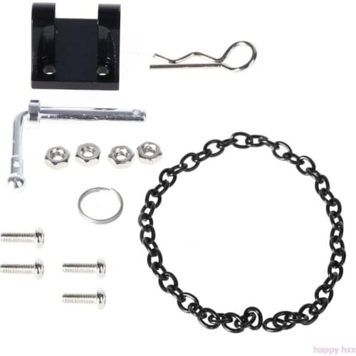 2019 1:10 RC Rock Crawler Metal Tow Shackle Trailer Hook for Axial SCX10 90046 RC4WD