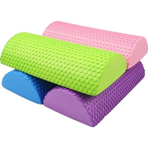 30cm/45cm Half Round EVA Massage Foam Roller Yoga Pilates Balance Pad Fitness Equipment Yoga Blocks With Massage Floating Point