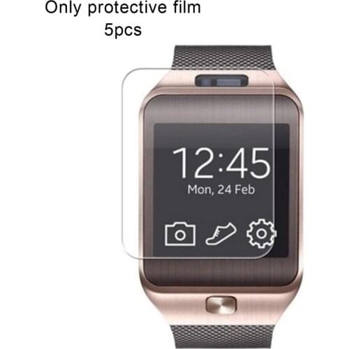5PCS Ultra Thin Clear High-definition LCD Screen Protector For DZ09 Wireless Smart Watch Protective Film