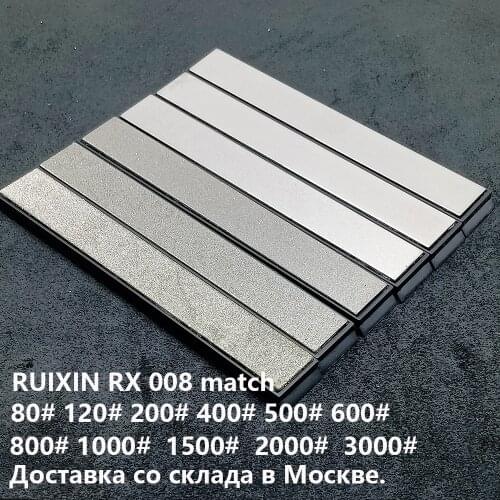 6pcs 80-3000# Diamond whetstone bar match Ruixin pro RX008 Edge Pro knife sharpener High quality